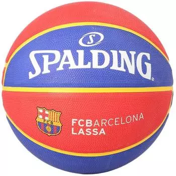 Баскетбол Spalding FC Barcelone Rubber EL TEAM 2018, оранжевый/оранжевый/синий