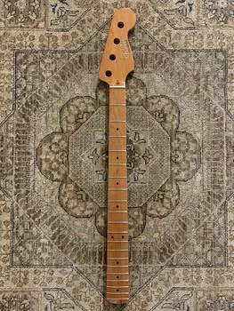 Басовый гриф Fender из жареного клена Vintera '50s Precision с 20 винтажными ладами #2302 Roasted Maple Vintera '50s Precision Bass Neck w/ 20 Vintage Frets #2302