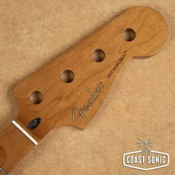 Басовый гриф Fender Precision из жареного клена Precision Bass Neck