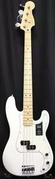 Басс гитара 2023 Fender Player Precision Bass Maple Fingerboard Polar White Electric Bass Guitar
