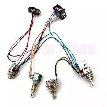 Басс гитара Aguilar OBP-1 Custom 2 Band Bass Preamp Kit for 2 Pickup - 3 Knob Configuration