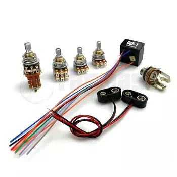Басс гитара Aguilar OBP-1 Custom 2 Band Bass Preamp Kit for 2 Pickup - 4 Knob Configuration