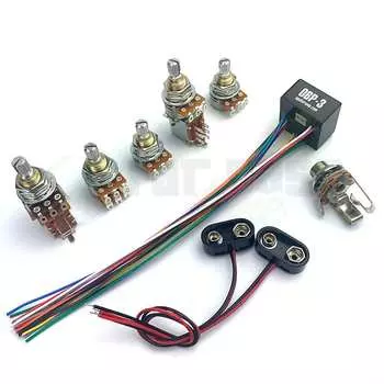Басс гитара Aguilar OBP-3 Custom 3 Band Bass Preamp Kit for 2 Pickup - 5 Knob Configuration