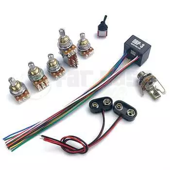 Басс гитара Aguilar OBP-3 Custom 3 Band Bass Preamp Kit for 2 Pickup - 5 Knob & 1 Switch Configuration