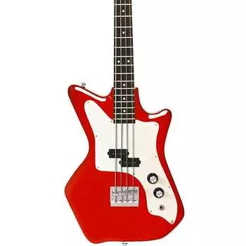 Басс гитара Airline Guitars Jetsons JR Bass - Red - 30.5" Short Scale Electric Bass Guitar - NEW!
