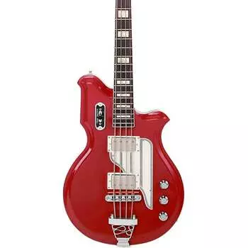 Басс гитара Airline Guitars MAP Bass - Red - 30 1/2" Short Scale Electric Bass Guitar - NEW!