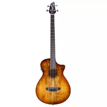 Басс гитара Breedlove ECO Pursuit Exotic S Concerto CE Acoustic Bass Guitar - Amber, Myrtlewood