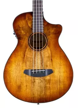 Басс гитара Breedlove Pursuit Exotic S Concerto Amber CE Acoustic Electric Bass Myrtlewood-Myrtlewood