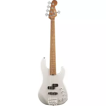 Басс гитара Charvel Pro-Mod San Dimas Bass PJ V 5-String Bass Guitar, Platinum Pearl