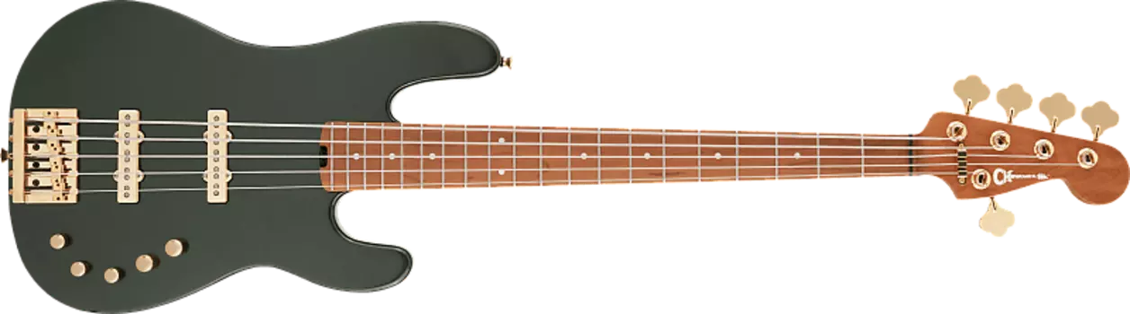 Басс гитара Charvel Pro-Mod San Dimas Bass JJ V 2021 Lambo Green Metallic