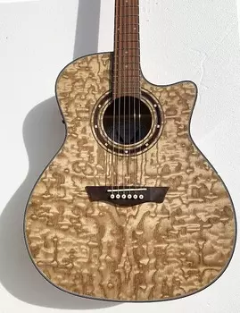 Басс гитара Dean Exotica Quilt Ash Cutaway w/ Electronics Gloss Natural EQA