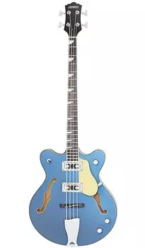 Басс гитара Eastwood Classic 4 Bound Laminated Maple Top Bound F-Holes Set Neck 4-String Electric Bass Guitar