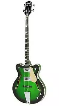 Басс гитара Eastwood Classic 4 Bound Laminated Maple Top Bound F-Holes Set Neck 4-String Bass Guitar w/Soft Case