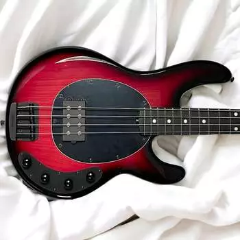 Басс гитара Ernie Ball Music Man StingRay 4 H Special, Raspberry Burst / Ebony
