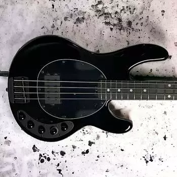 Басс гитара Ernie Ball Music Man StingRay 4 "DarkRay", Obsidian Black / Ebony.