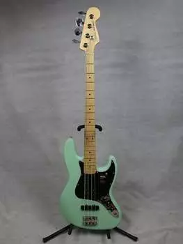 Басс гитара Fender American Performer Jazz Bass, Maple Fingerboard, Satin Surf Green w/ Bag