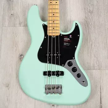 Басс гитара Fender American Performer Jazz Bass J-Bass, Maple Fingerboard, Satin Surf Green
