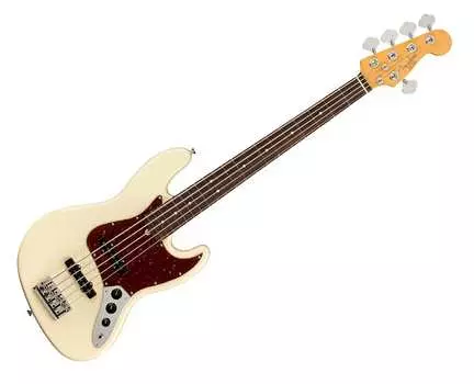 Басс гитара Fender American Professional II Jazz Bass V - Olympic White w/ Rosewood FB