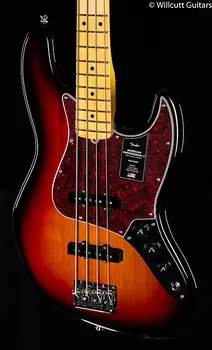 Басс гитара Fender American Professional II Jazz Bass 3-Color Sunburst Maple Fingerboard Bass Guitar-US210064400-9.30 lb