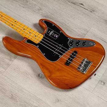Басс гитара Fender American Professional II Jazz Bass, Maple Fingerboard, Roasted Pine