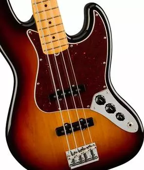 Басс гитара Fender American Professional II Jazz Bass. Maple Fingerboard, 3-Color Sunburst