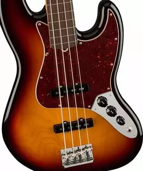 Басс гитара Fender American Professional II Jazz Bass Fretless, Rosewood Fingerboard, 3-Color Sunburst w/ Case