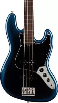 Басс гитара Fender American Professional II Jazz Bass Fretless Bass Guitar, Dark Night