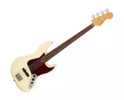 Басс гитара Fender American Professional II Jazz Bass Fretless Olympic White
