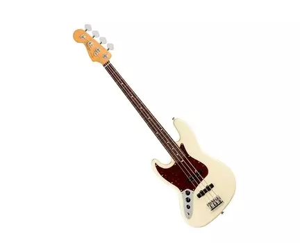 Басс гитара Fender American Professional II Jazz Bass LH - Olympic White w/ Rosewood FB