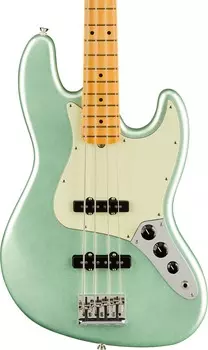 Басс гитара Fender American Professional II Jazz Bass Guitar, Maple FB, Mystic Surf Green