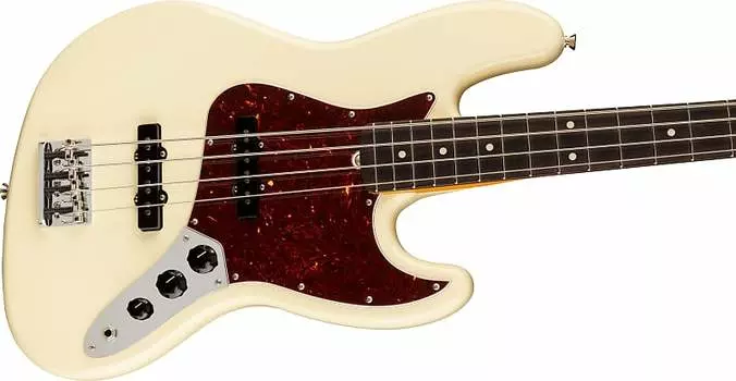 Басс гитара Fender American Professional II Jazz Bass, Rosewood Fb, Olympic White