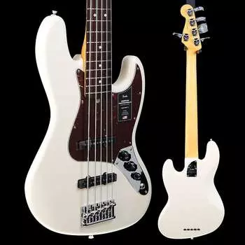 Басс гитара Fender American Professional II Jazz Bass V, Rosewood Fb, Olympic White