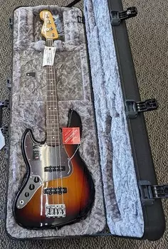 Басс гитара Fender American Professional II Lefty Sunburst Jazz Bass w/Case, 8 lbs 13.8 oz
