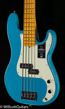 Басс гитара Fender American Professional II Precision Bass V Maple Fingerboard Miami Blue