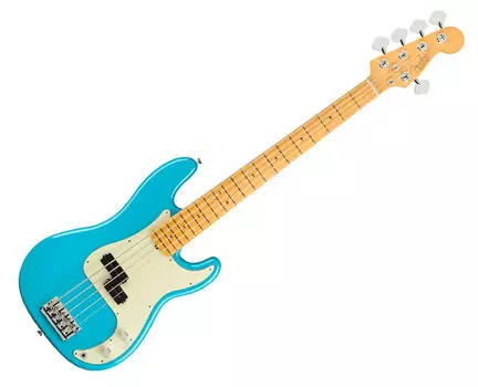 Басс гитара Fender American Professional II Precision Bass V - Miami Blue w/ Maple FB