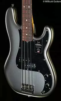 Басс гитара Fender American Professional II Precision Bass Mercury Rosewood Fingerboard Bass Guitar-US210092530-8.79 lbs