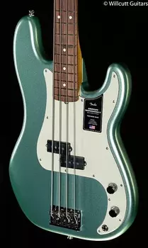 Басс гитара Fender American Professional II Precision Bass Mystic Surf Green Rosewood Fingerboard Bass Guitar-US210076087-8.80 lbs