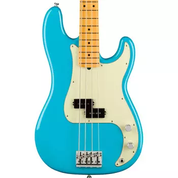 Басс гитара Fender American Professional II Precision Bass - Maple Fingerboard, Miami Blue