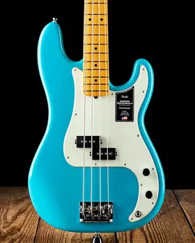 Басс гитара Fender American Professional II Precision Bass - Miami Blue - Free Shipping