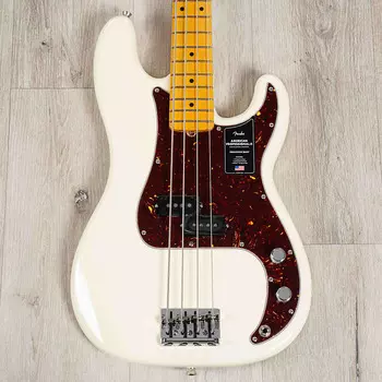 Басс гитара Fender American Professional II Precision Bass, Maple Fingerboard, Olympic White