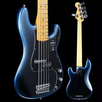Басс гитара Fender American Professional II Precision Bass V, Mpl Fb, Dark Night