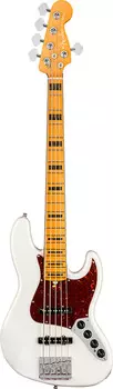 Басс гитара Fender American Ultra Jazz Bass V in Arctic Pearl with Maple Fingerboard