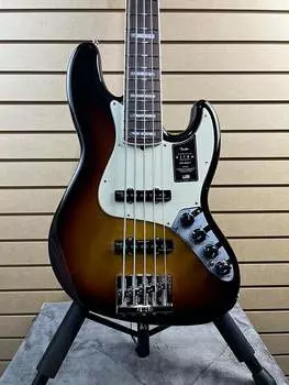 Басс гитара Fender American Ultra Jazz Bass V - Ultraburst w/Rosewood FB & OHSC + PLEK*D #012