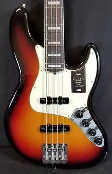 Басс гитара Fender American Ultra Jazz Bass, Rosewood FB, Ultraburst, 2023