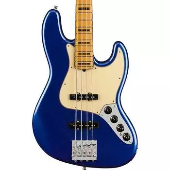 Басс гитара Fender American Ultra Jazz Bass - Maple Fingerboard, Cobra Blue