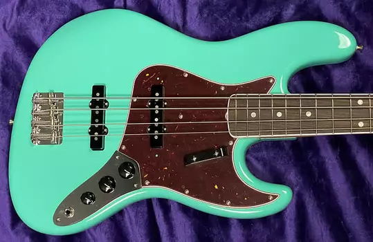 Басс гитара Fender American Vintage II 1966 Jazz, Seafoam Green / Rosewood