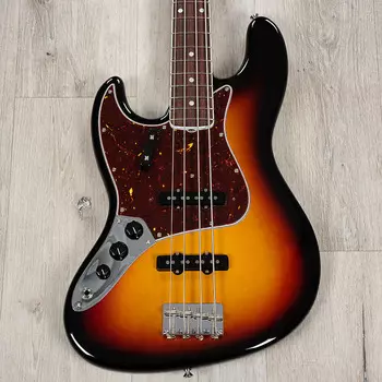 Басс гитара Fender American Vintage II 1966 Left-Hand Jazz Bass, Rosewood, 3-Color Sunburst