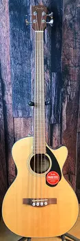 Басс гитара Fender CB-60SCE Acoustic-Electric Bass with Laurel Fretboard Natural