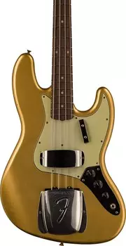 Басс гитара Fender Custom Shop 1963 Jazz Bass Journeyman Relic, Aged Aztec Gold w/ Hard Case