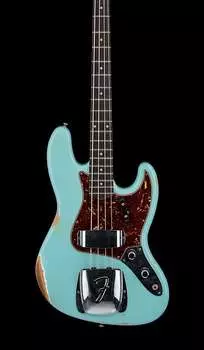 Басс гитара Fender Custom Shop '62 Jazz Bass Relic - Aged Daphne Blue #72362